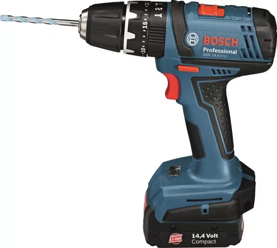 Аккумуляторная дрель BOSCH GSB 14,4-2 Li (0.601.9C7.001) купить в Нягани