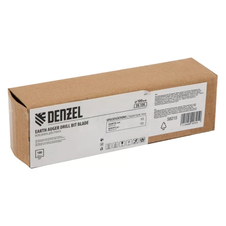 Нож шнека для грунта ER-100, диаметр 100 мм, комплект 2 шт Denzel 56015 купить в Нягани