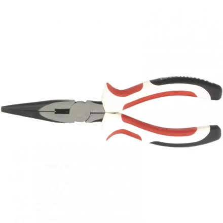 Длинногубцы Premium 160 мм прямые трехкомпонентные рукоятки MATRIX 17185 купить в Нягани