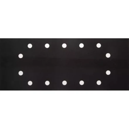 Лист шлиф. универсал. URAGAN &quot;Оптимален для твердых пород дерева&quot; 14 отверстий по кругу, для ПШМ, P320, 115х280мм, 50шт 907-22104-320-50 купить в Нягани