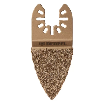 Насадка для МФИ шлифовальная двусторонняя дельта Denzel 782321, узкая, HM, по плитке и дереву, 35 мм купить в Нягани