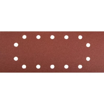 Лист шлифовальный ЗУБР &quot;МАСТЕР&quot;, 14 отверстий, для ПШМ на зажимах, Р320, 115х280мм, 5шт 35594-320 купить в Нягани