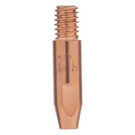 Токосъемный наконечник под проволоку 1,2 мм, М6х28, E-CU, 20 шт для MIG горелки тип 24 Denzel 93648 купить в Нягани