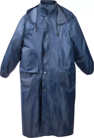 Плащ-дождевик STAYER 11612-56, нейлоновый на молнии, синий цвет, размер 56-58 11612-56 купить в Нягани