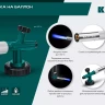 KG-1000 цельнометаллическая газовая горелка с пъезоподжигом, на баллон с цанговым соединением, 1450°C 55514 купить в Нягани
