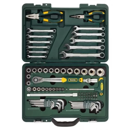 Набор KRAFTOOL &quot;INDUSTRIE&quot; Слесарно-монтажный инструмент, 84 предмета 27977-H84 купить в Нягани