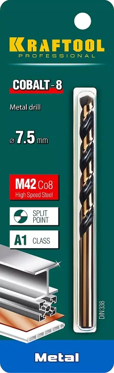 Сверла по металлу HSS-Co 29656-7.5 купить в Нягани