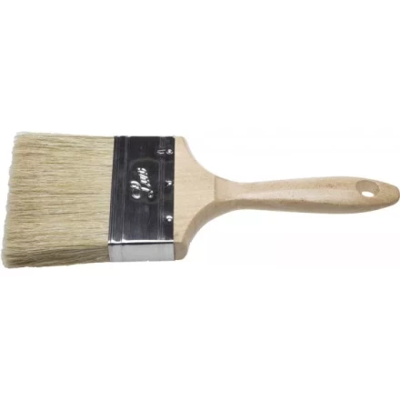 Кисть плоская STAYER &quot;UNIVERSAL-LUX&quot;, светлая натуральная щетина, деревянная ручка, 100мм 01053-100 купить в Нягани