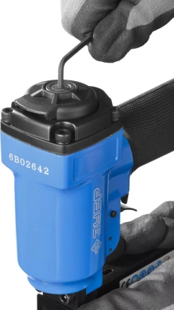 Степлер (скобозабиватель) пневматический для скоб тип 53F (10-22 мм) и тип 140 (10-14 мм) 3190 серия ПРОФЕССИОНАЛ купить в Нягани