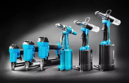 Степлер (скобозабиватель) пневматический для скоб тип 53F (10-22 мм) и тип 140 (10-14 мм) 3190 серия ПРОФЕССИОНАЛ купить в Нягани