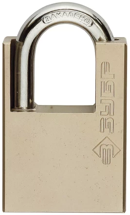 Замок навесной ЗУБР &quot;серия 223&quot; с защитой дужки, 40мм 4-37223-40 купить в Нягани