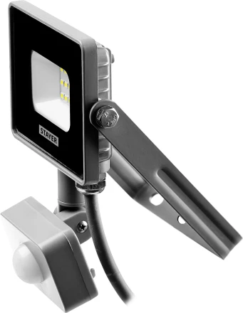 Прожектор LEDPro светодиодный, STAYER Profi 57133-10, датчик движения, 10Вт 57133-10 купить в Нягани