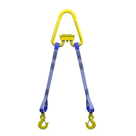 Строп текстильный двухветвевой 2СТ 10 т L=2 м SF6 200 мм Звено РТ-3 купить в Нягани