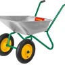 Тачка GRINDA садовая двухколесная, 80 л, грузоподъемность 120 кг 422400_z01 купить в Нягани
