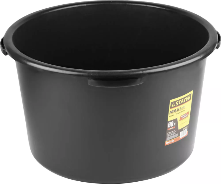 Кадка STAYER "MASTER" строительная пластмассовая, 60л 06098-60 купить в Нягани