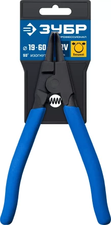 ЗУБР 170 мм, изогнутые губки, внешний съемник стопорных колец, Профессионал (22821-4) купить в Нягани