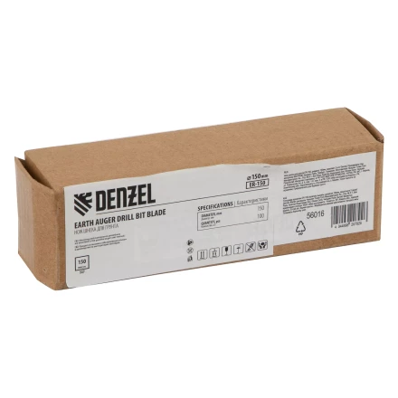 Нож шнека для грунта ER-150, диаметр 150 мм, комплект 2 шт Denzel 56016 купить в Нягани