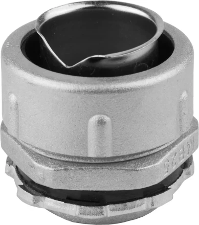 Муфта СВЕТОЗАР вводная металлич, с наружной резьбой, для металлорукава диаметром 25мм, IP54 60200-25 купить в Нягани