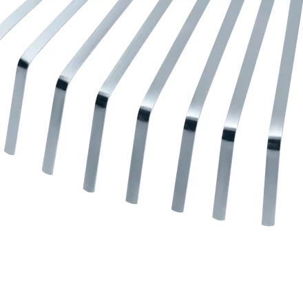 Грабли веерные стальные Palisad, 300 - 480 мм, 22 плоских зуба, оцинкованные,раздвижные, без черенка, 617675 купить в Нягани