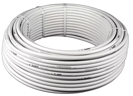 Труба металлопластиковая ЗУБР &quot;ШиреФит&quot;, 26мм, толщ стенки 3мм, мет. слоя 0,5мм, макс. давл/ 10атм при т-ре 95°С, 50 м 51455-26 купить в Нягани