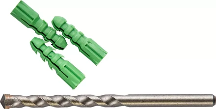 Набор STAYER Свeрла &quot;MASTER&quot; по бетону, 10мм, с дюбелями, 11 предметов 29111-H11-10 купить в Нягани