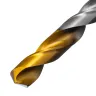 Сверло спиральное по металлу Denzel,  12 x 151 мм, Р6М5, Golden Tip 718244 купить в Нягани