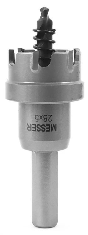 ТСТ коронка MESSER 28X5 с центрирующим сверлом и толкающей пружиной купить в Нягани