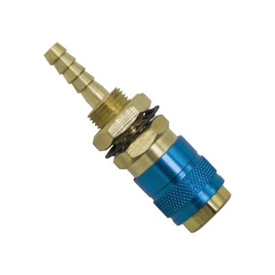 Быстросъемное соединениес резъбовой втулкой М NW5- штуцер 6 мм (Blue) FA3085