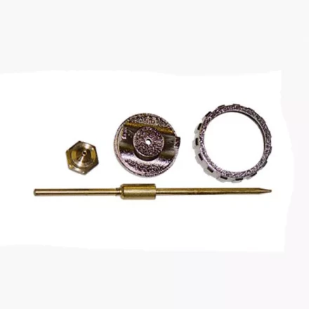 Ремкомплект для краскораспылителя 4 предмета: сопло 1,8 мм + игла + форсунка + зажим сопла  MATRIX 57384 купить в Нягани