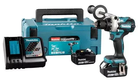 Аккумуляторная дрель-шуруповёрт Makita DDF486RTJ купить в Нягани