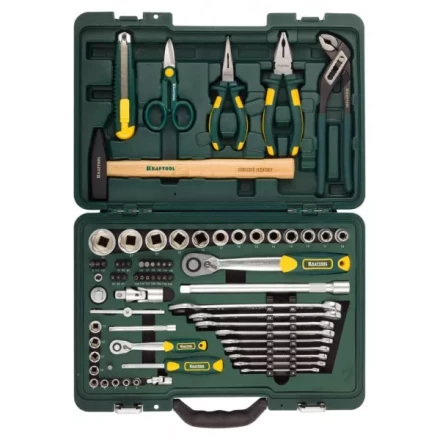 Набор KRAFTOOL &quot;INDUSTRIE&quot; Слесарно-монтажный инструмент, 70 предметов 27977-H70 купить в Нягани