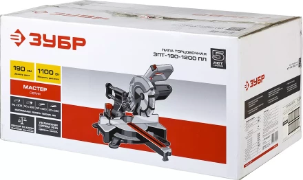 Пила торцовочная с протяжкой ЗПТ-190-1200 ПЛ серия МАСТЕР купить в Нягани