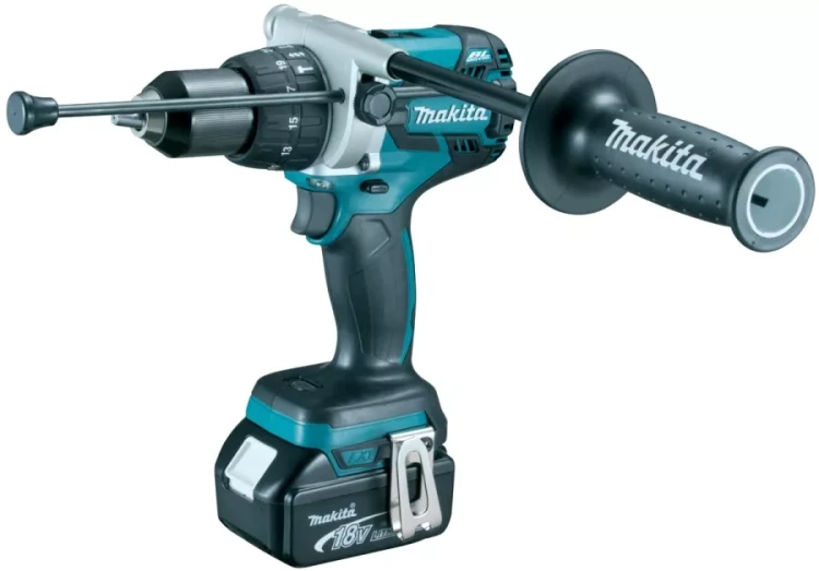 Дрель-шуруповерт аккумуляторная Makita DHP481RTE купить в Нягани