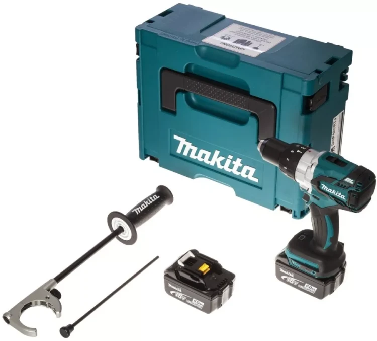 Дрель-шуруповерт аккумуляторная Makita DHP481RTE купить в Нягани