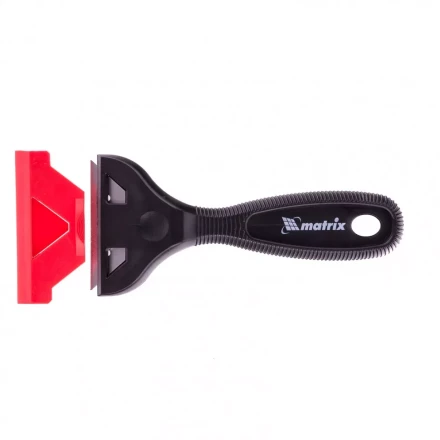 Скребок пластмассовый с трапециевидным сменным лезвием Matrix 79546 купить в Нягани