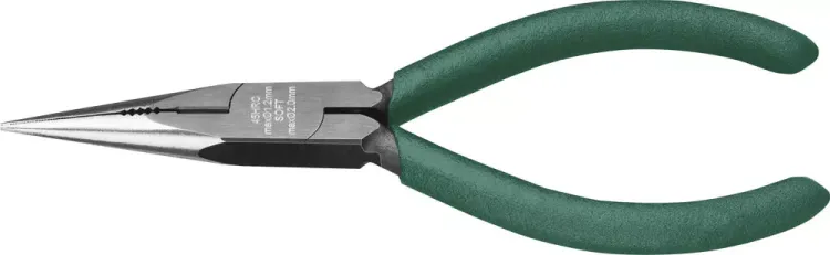 Тонкогубцы KRAFTOOL "KRAFT-MINI", обливные рукоятки, CrV сталь, 140мм 220017-3-14 купить в Нягани