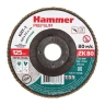 Круг Лепестковый Торцевой (КЛТ) HAMMER КЛТ 1 Ф125х22 Р80 213-036 купить в Нягани