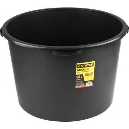 Кадка STAYER &quot;MASTER&quot; строительная пластмассовая, 90л 06098-90 купить в Нягани