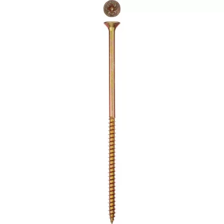 Шурупы ЗУБР &quot;МАСТЕР&quot; по дереву желтопассивированные, 6.0x160мм, 4шт 300396-60-160 купить в Нягани