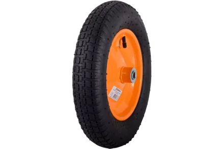 Колесо пневматическое Вихрь КТ-360-16 (360 мм, d 16мм) для тачки 65-1 73/7/4/7 купить в Нягани