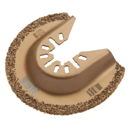 Насадка для МФИ режущая полукруг Denzel 782325, HM, по плитке, 63 мм купить в Нягани