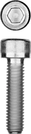 ЗУБР DIN 912, кл. пр. 8.8, М6 х 30 мм, цинк, 5 кг, винт с внутренним шестигранником, Профессионал (30318-06-030) купить в Нягани