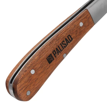 Нож садовый складной Palisad, прямое лезвие, 173 мм, деревянная рукоятка, 790038 купить в Нягани
