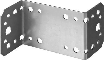 Крепежный угол ЗУБР &quot;МАСТЕР&quot; Z-образный, 65х90х45мм, 50шт 310145-090 купить в Нягани