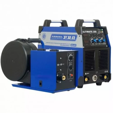 Инверторный сварочный полуавтомат ULTIMATE 350 IGBT с горелкой  подающий закрытый SB-10F пакет проводов  НАКС 2 штки Aurora-Pro купить в Нягани