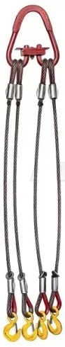 Строп канатный четырехветвевой 4СК 4 т L=5 м заплет купить в Нягани