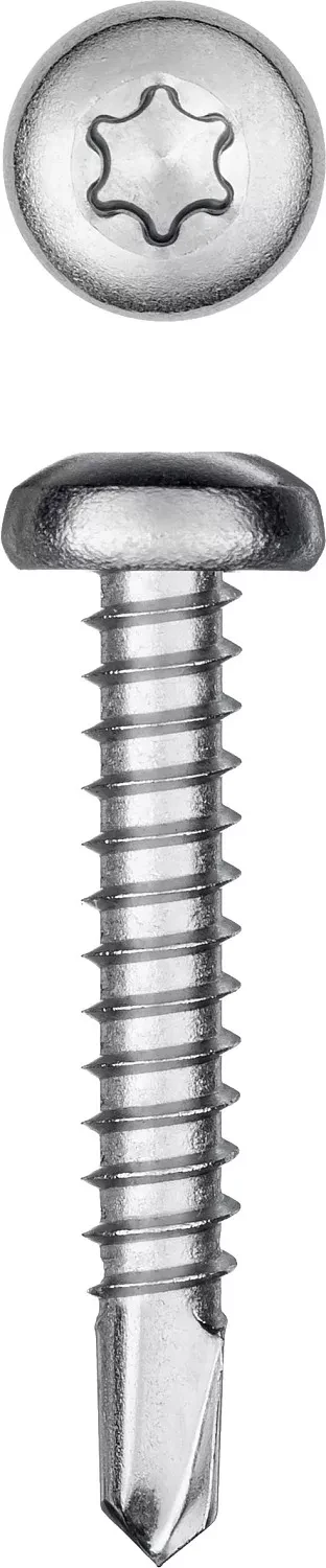 Нержавеющие саморезы DS-P с полукруглой головкой, коробка 300931-48-032