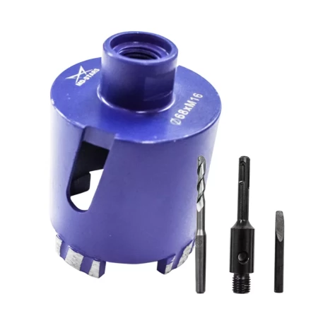 Сверло алмазное турбо с переходником SDS+ 68*10*M16 #4 купить в Нягани