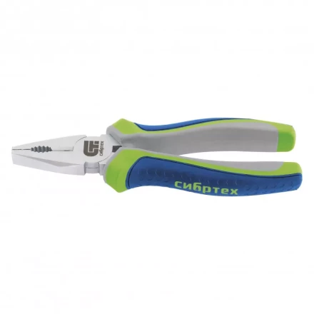 Плоскогубцы комбинированные Сибртех 180 мм трехкомпонентные рукоятки 17078 купить в Нягани