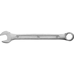 Ключ комбинированный гаечный ЗУБР "СТАНДАРТ", оцинкованный, 13мм 27112-13